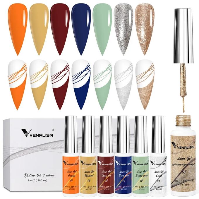 Gel nail art uv led peinture