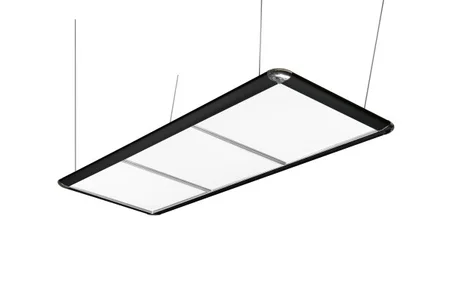 Luminaire Led plat noir