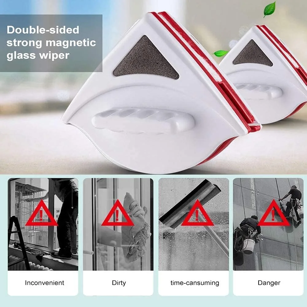 • مساحة زجاج مغناطيسية مزودجة