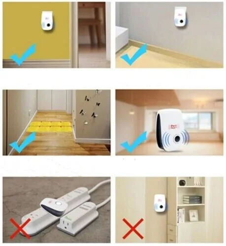 عرض 4 قطع جهاز طارد الحشرات Pest Reject