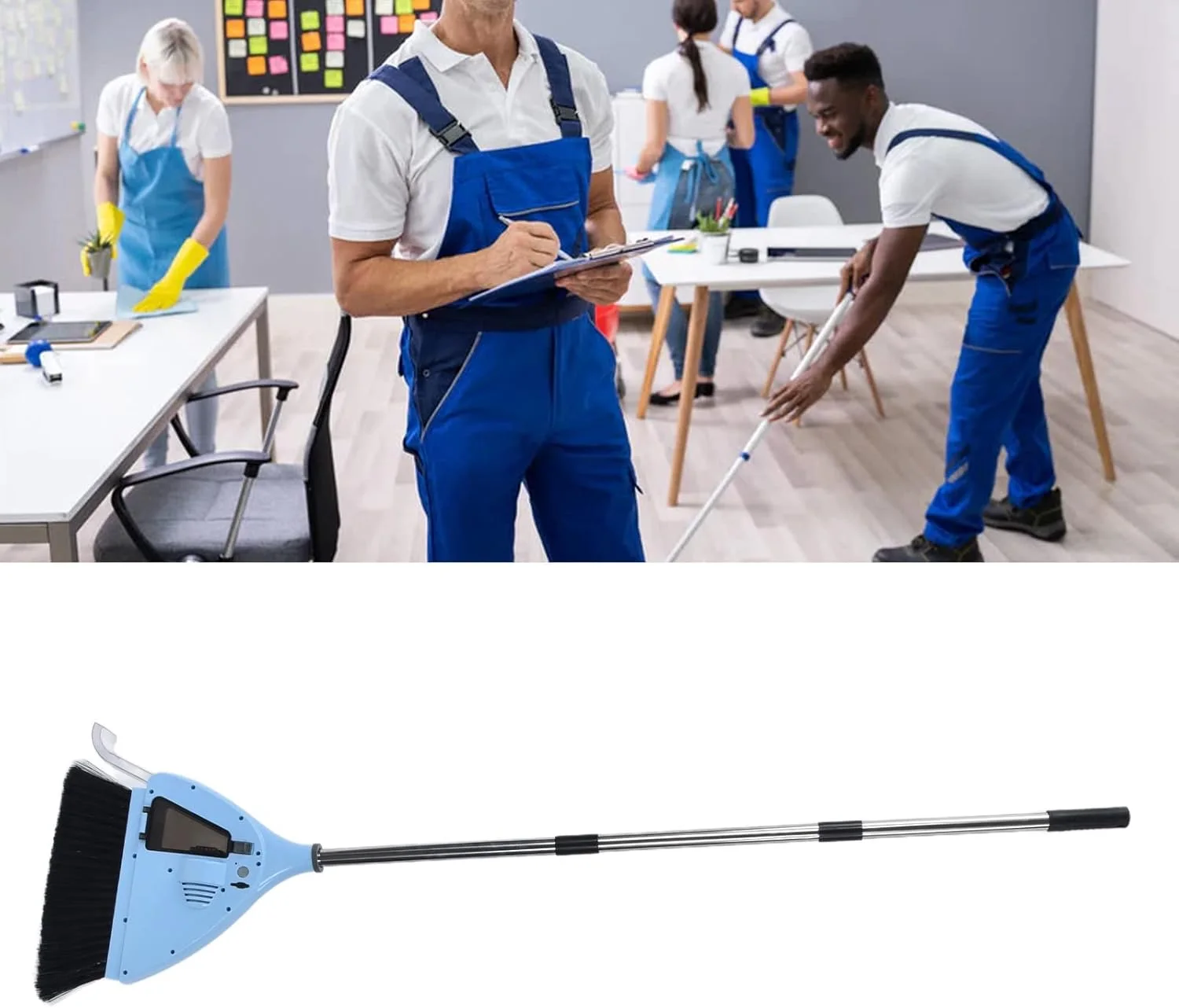 مكنسة ولمامة 2 في 1 الترند