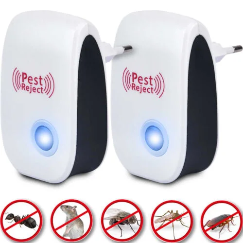 عرض قطعتين جهاز طارد الحشرات Pest Reject بضمان