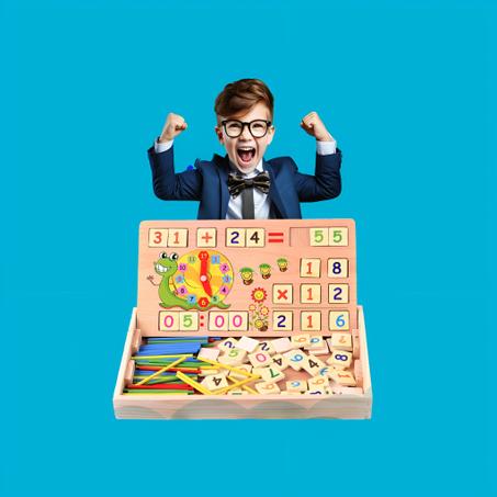 لعبة الأرقام التعليمية الخشبية