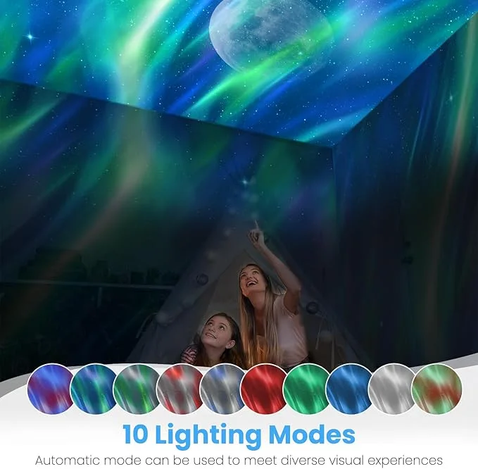 جهاز عرض النجوم مع موسيقى وريموت تحكم – بروجكتور مجرة السماء لغرفة النوم
