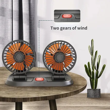 مروحة كهربائية دوران 60 درجة في السيارة المكتب جودة عالية