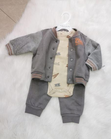 طقم أطفال 3 قطع خريف