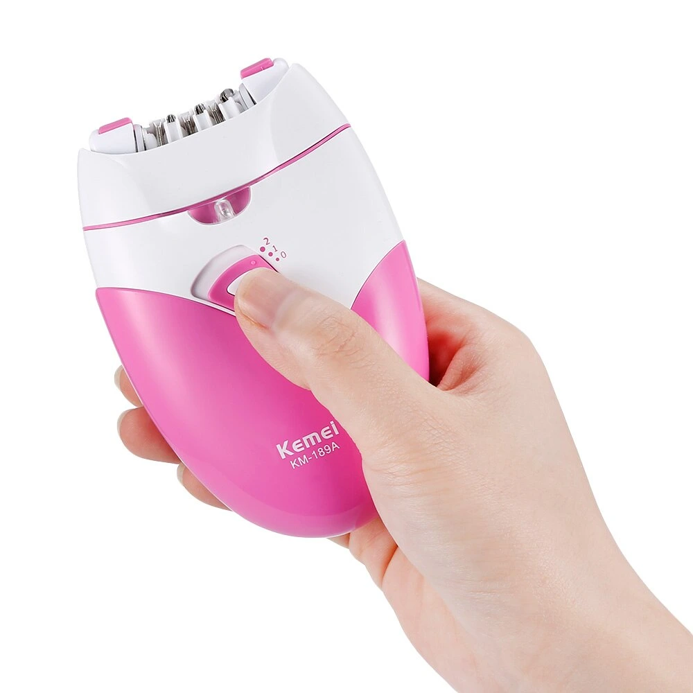 Kemei KM-189A — Épilateur Électrique Rechargeable pour Femmes |  ماكينة إزالة الشعر