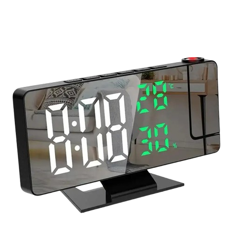 ساعة رقمية LED مع بروجكتر لعرض الوقت على الحائط led projection clock