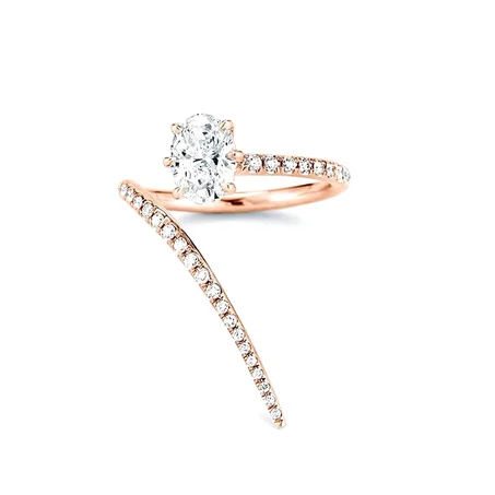 Bague Virgule Rose Gold