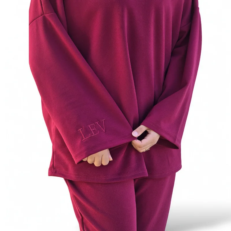 THE SOFT COLLECTION BURGUNDY