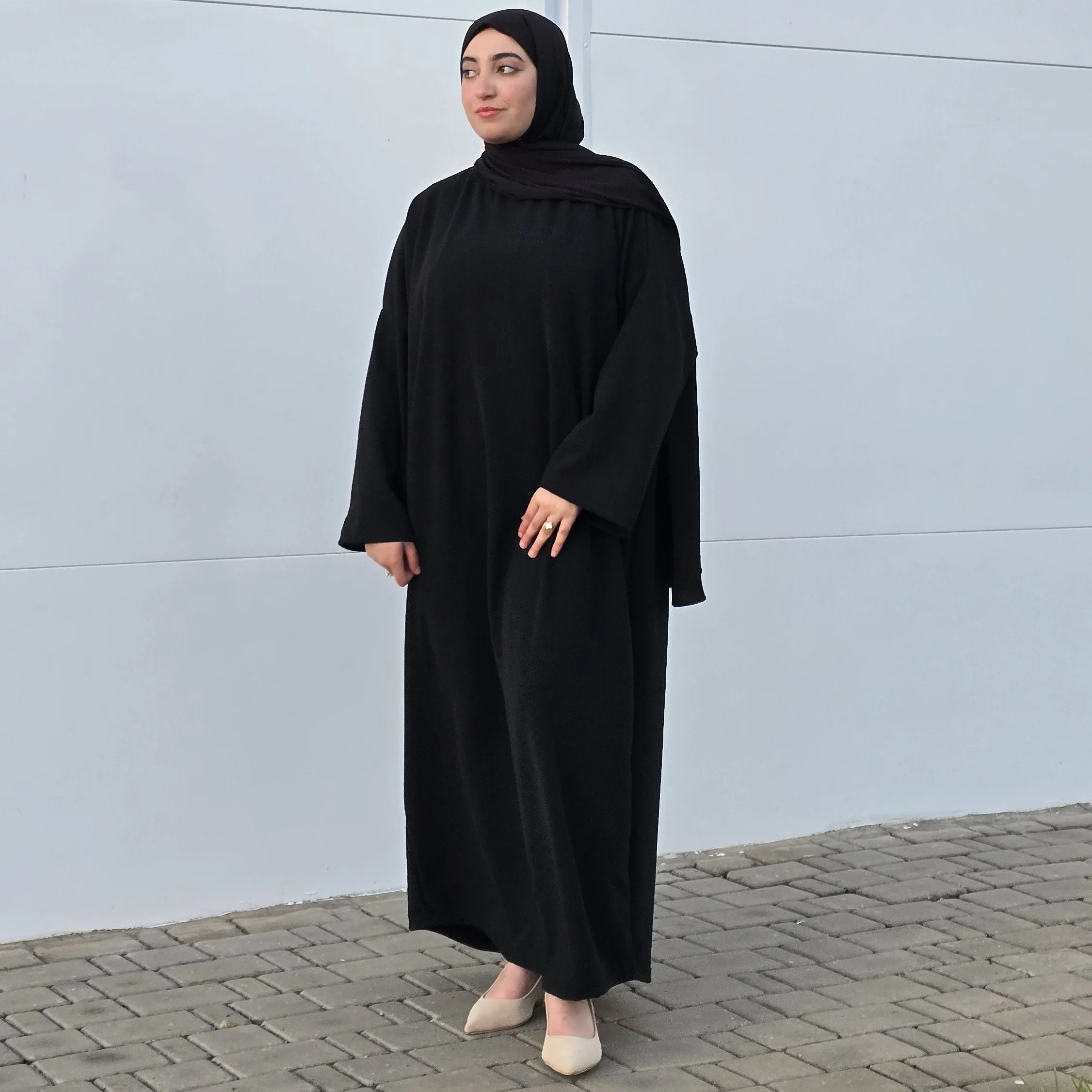 THE SOFT DRESS DARK BLACK