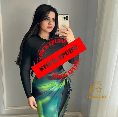 Burkini Cache coloré 5 Pièces