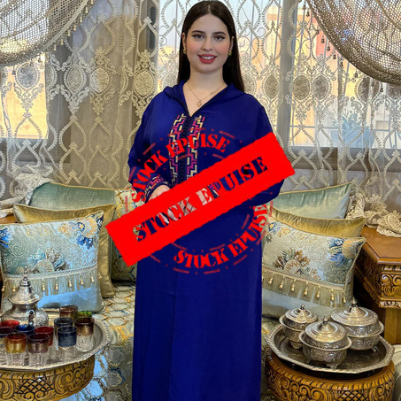 Djellaba en Crêpe Coréen