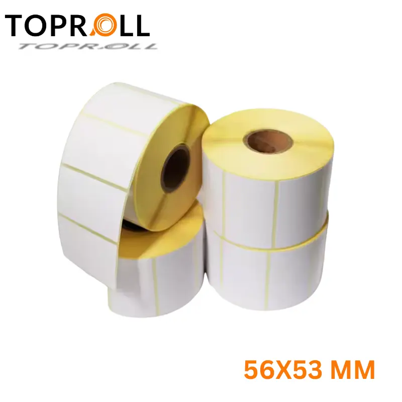 Rouleaux d’étiquettes thermiques 56 x 53 mm 500 Unités
