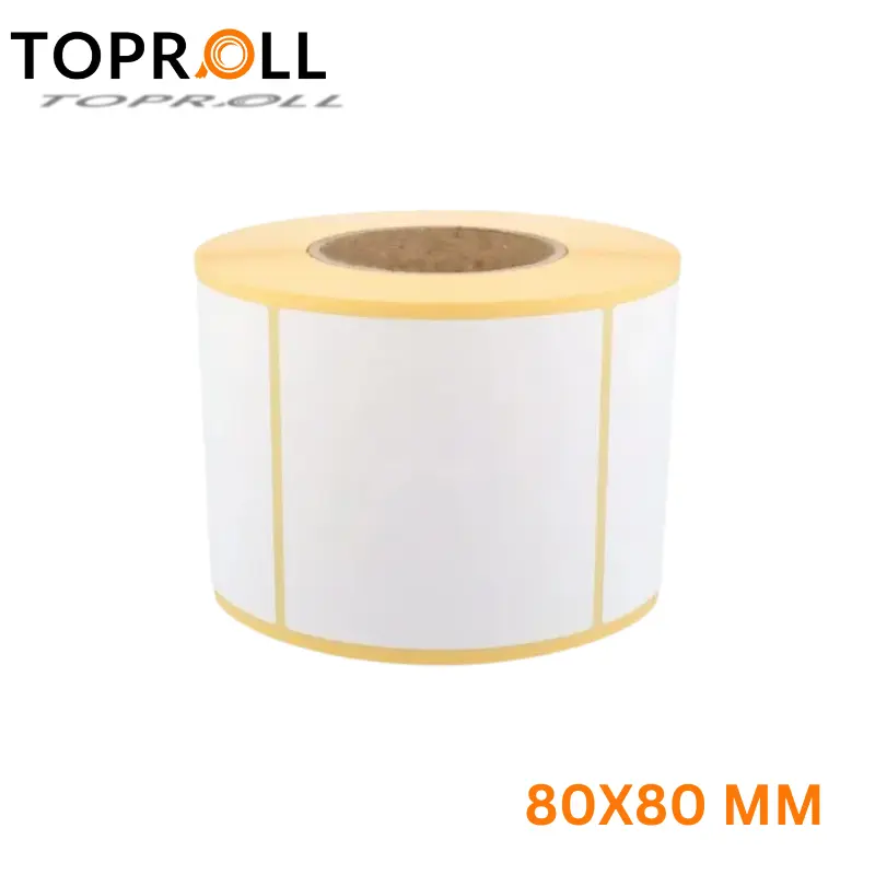 Rouleaux d’étiquettes thermiques 80 x 80 mm 1000 Unités
