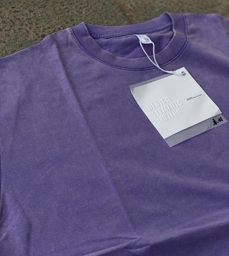 Washed t-shirt purple