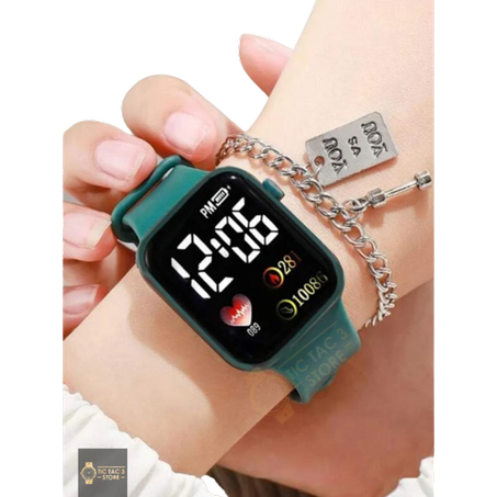 Square Luminous Waterproof Electronic Watch