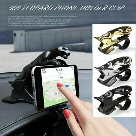 360 degree car dashboard phone holder