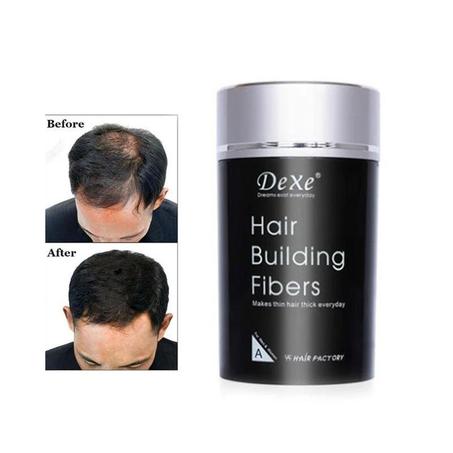 Dexe Hair buillding fibers - Fibres De construction - renforcement des Cheveux -Noir