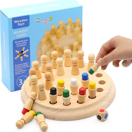 Kids Wooden Memory Match Stick