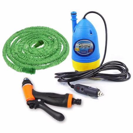Car Wash with Pump 12 Volt High Pressure Portable Car Washer