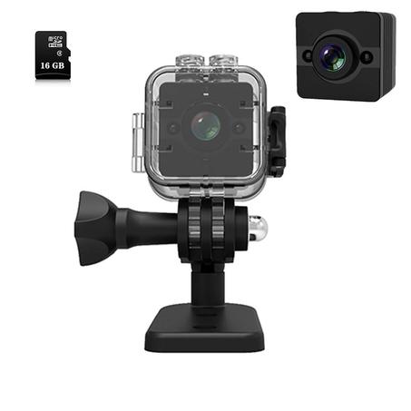 SQ12 Mini Camera Waterproof, Full HD, Night Vision Detection Camcorder