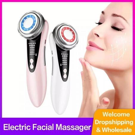 (A-TION) Instrument de beauté 5 en 1 EMS Radio Mésothérapie Électroporation Visage Beauté Stylo Rajeunissement de la peau