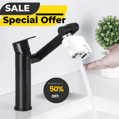 صنبور ذكي أوتوماتيكي مع مستشعر لتشغيل و ايقاف الماء تلقائيا