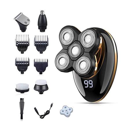 VGR V-316 Waterproof 5 In 1 Rotary Shaver For Men