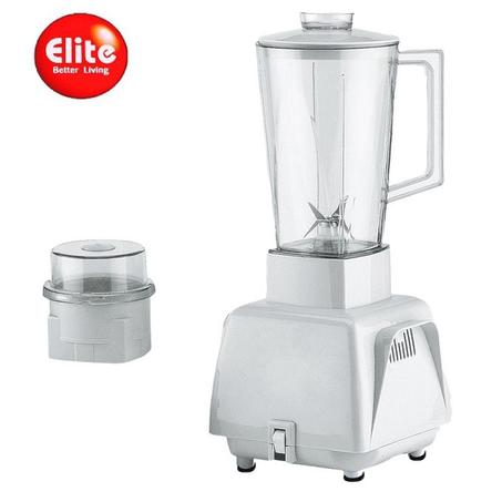 Elite Blender 2 in 1 of 550W + Plastic Bowl of 1.25 Liters + Grinder Chopper