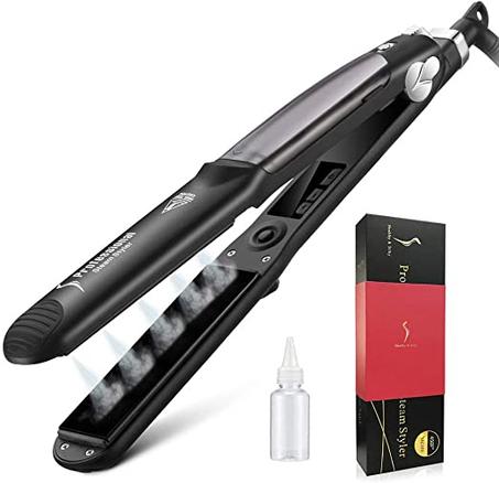 Healthy And Silky Hair Salon Steam Flat Iron Hair Straightener Straightening Styler Professional