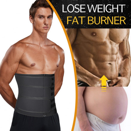 Abdominal Sweat Belt for Men and Women Slimming Girdle Adjustable