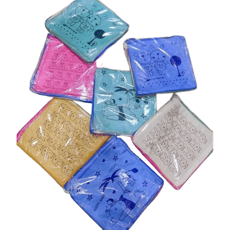 A set of 12 mini wet pads of different colors