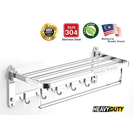 304 stainless steel bathroom towel rack