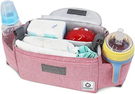Baby stroller organizer bag