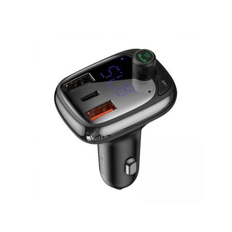 Baseus S-09A T-Type Bluetooth FM Transmitter Car Charger