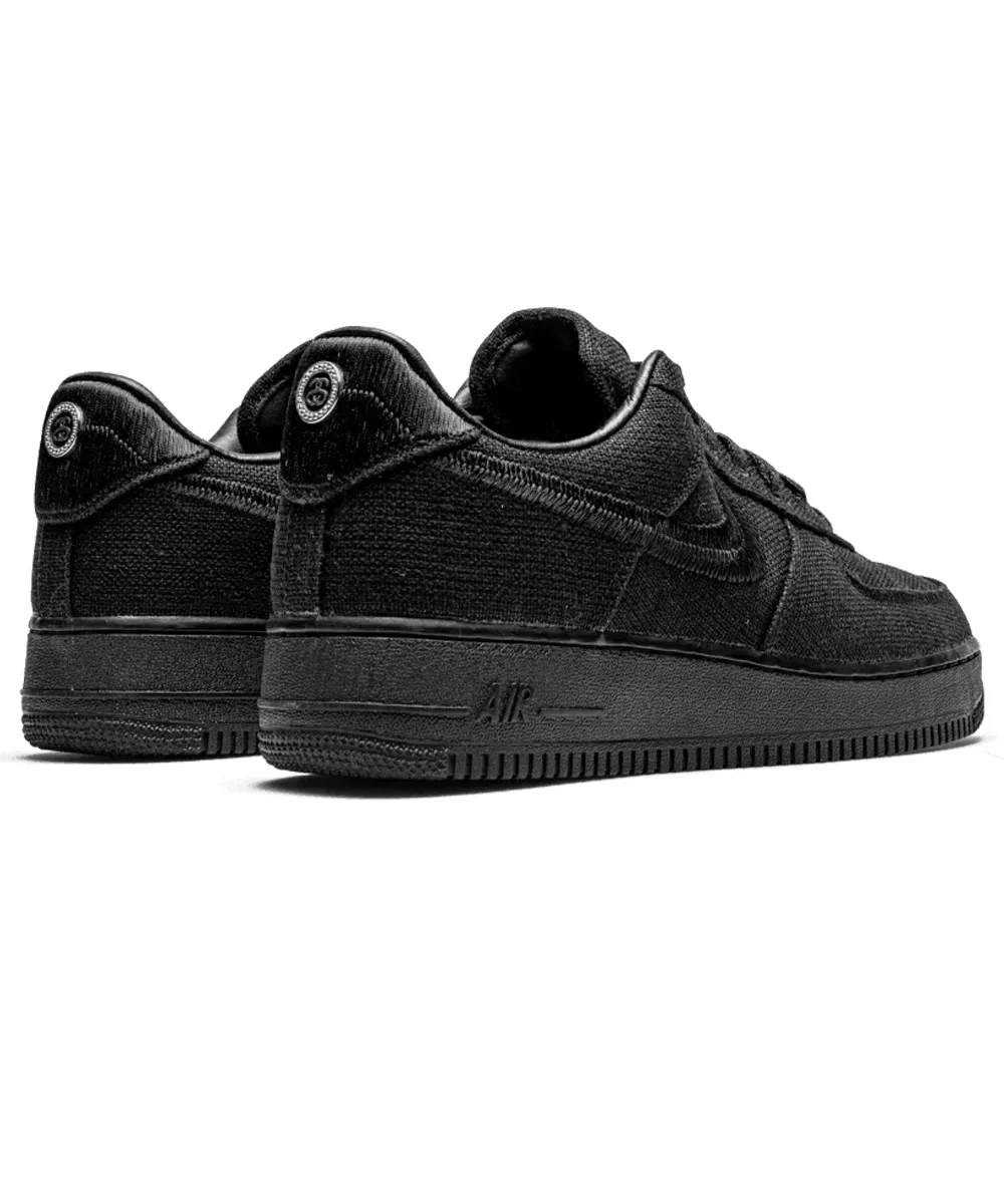 nike stussy af1 black