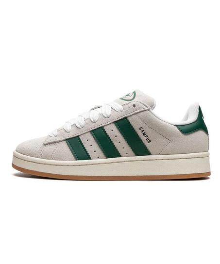 Adidas Campus 00s Crystal White Dark Green