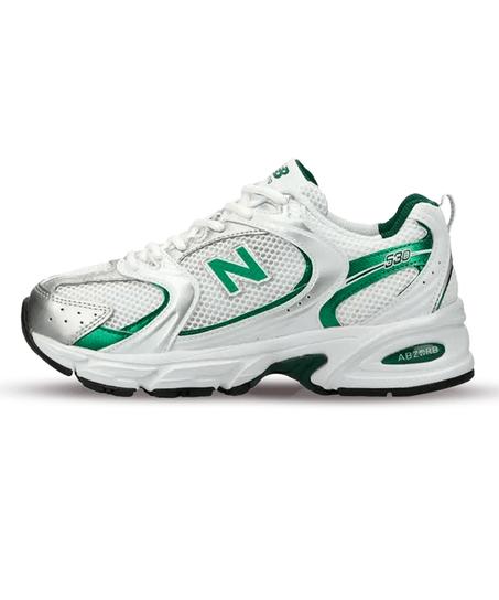New Balance 530 White Nightwatch Green