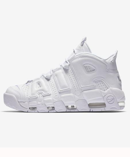 Nike Air More Uptempo "White on White"