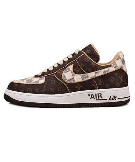 LOUIS VUITTON X NIKE AIR FORCE 1 AUCTION SALES