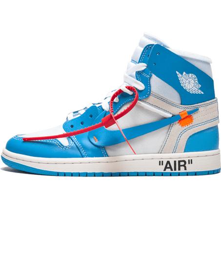 Air Jordan 1 Retro High Off-White University Blue UNC