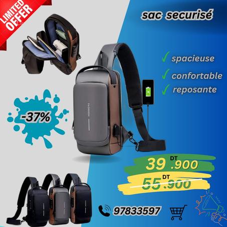 SACOCHE ANTI-VOL IMPERMIABLE