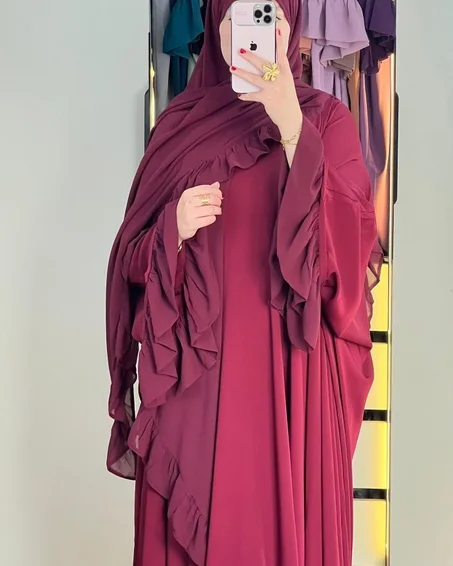 عباية+فولار