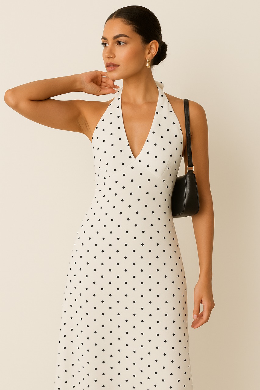 The Monroe Polka Dot Midi