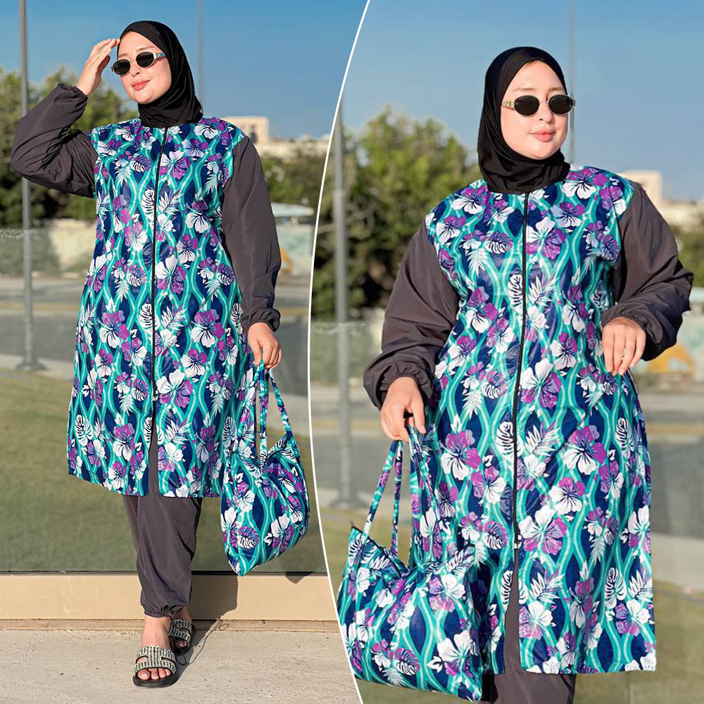بوركيني من 4 قطع أنيق 16