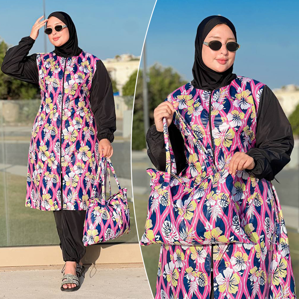 بوركيني من 4 قطع أنيق 16
