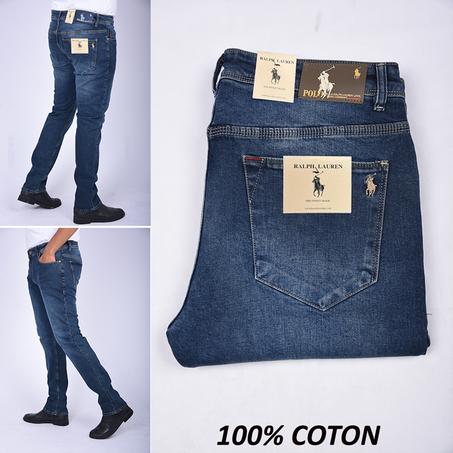 Jean Ralph lauren Coupe Normale Rl1567 (Dirty délavé) Coton 100%