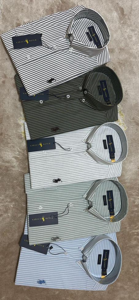 Chemise Ralph Lauren manches longues à rayures