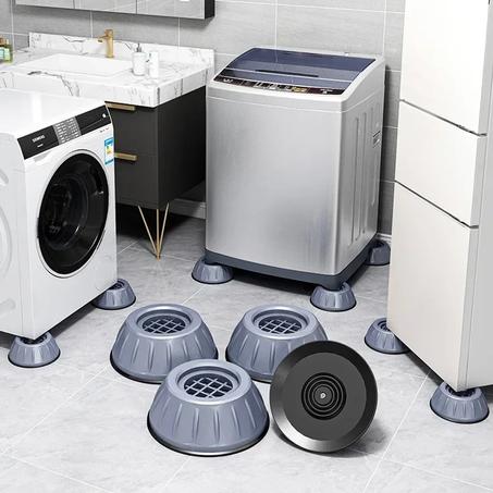 Pieds anti vibration sous machine à laver